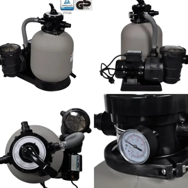 Pool- & Spatilbehør^Sandfilterpumpe 600 W 17000 l/t - Sandfilterpumpe; Sandfilterpumper - Poolfilter; Poolfiltre - Home & Living