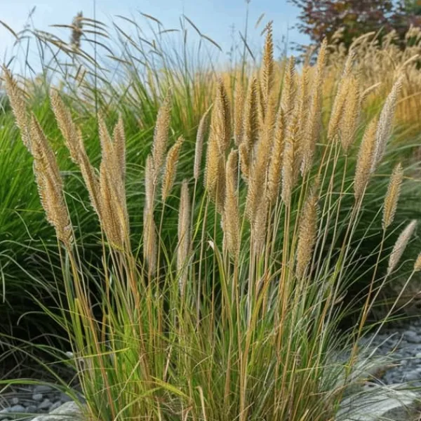 Krukkeplanter Indendørs^Sandrør - Calamagrostis acutiflora 'Overdam' - Højde 20-30cm - ⌀23cm