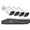 Discount SANNCE 8CH DVR Kit, 1080P Høj Opløsning, Nattesyn Op til 30m,8CH 4PCS DVR Kit-a, 1T Sikkerhedsmonitorer & Videokameraer