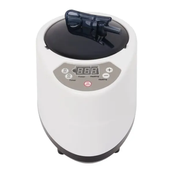 Sale Sauna Dampgenerator - Mini - 3 L Kapacitet - 1000 W - 220 V 50 Hz - EU-stik - Fjernbetjening & Touch - 304 Rustfrit Stål Sauna