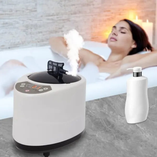 Discount Sauna Dampmaskine, 1000W Effekt, 3L Kapacitet, 9 Temperaturniveauer, Timer 5-95 min, Fjernbetjening Sauna