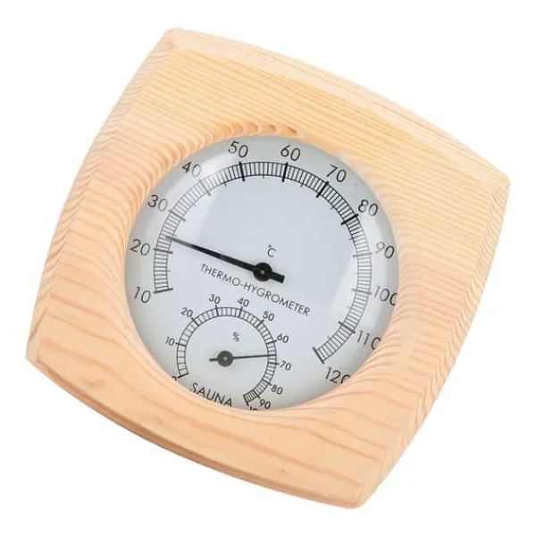 Sauna^Sauna Digitalt Termometer Hygrometer Fugtighedstemperaturmåler