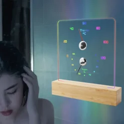 Sauna^Sauna termometer hygrometer med RGB lys