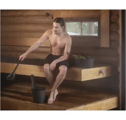 Discount Saunakurv RENTO PISARA 5L, sort Sauna