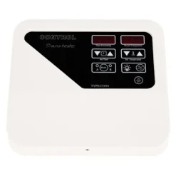 Sauna^Saunaovn styreenhed - Ekstern kontrolpanel - Vægmonteret - 220–240 V - Til 3–9 kW - 40–105 °C - Lysstyring 60 W - Digital