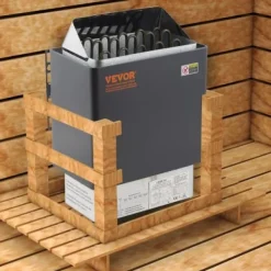 Sauna^Saunaovn, 41x28x57 cm, rustfrit stål, elektrisk