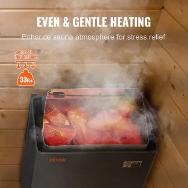 Sauna^Saunaovn, 410x278x575 mm, Elektrisk, Indendørs/udendørs, Rustfrit stål