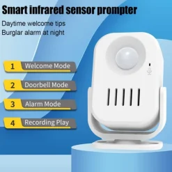 Sensorer Til Sikkerhedssystemer^Sensoralarm med fjernbetjening (batterier inkluderet)