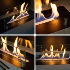 Serra bio-ethanol vægovn - Sort - Mood pejs - 1,5 KW varme Pejse