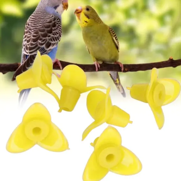 Online 30Set Ersättningsdelar för Fågelmatare Blomma Plast Fågelmatare Ersättningsdelar Tillbehör för GardenYellow Til Fugle & Småvildt