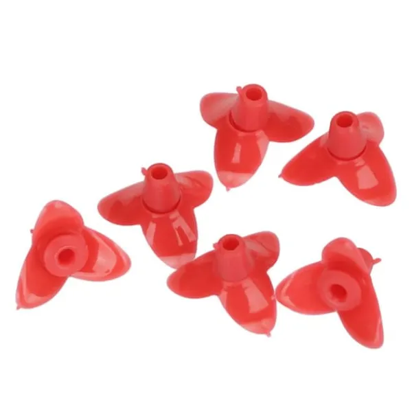 Clearance 30Set Ersättningsdelar för Fågelmatare Blomma Plast Fågelmatare Ersättningsdelar Tillbehör för Garden Red Til Fugle & Småvildt