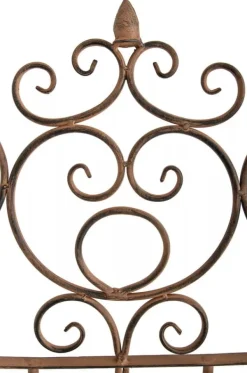 Hot Set of 2 Paula Metal Trellis Stakes, Antique Brown, Rustic Country House Style Climbing Aid, 170cm Height Buer, Spalier, Lysthuse Uden Tag