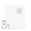 Hot Smart Home WiFi Vibrationsensor - Vit Sensorer Til Sikkerhedssystemer