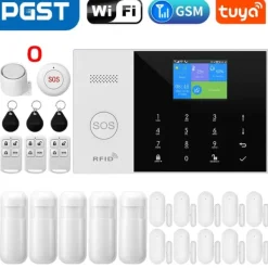 Hot Sikkerhedsalarmssystem, Trådløs forbindelse, Smart app kontrol,GSM 2G Kit F, EU Stik Hjemmealarmsystemer