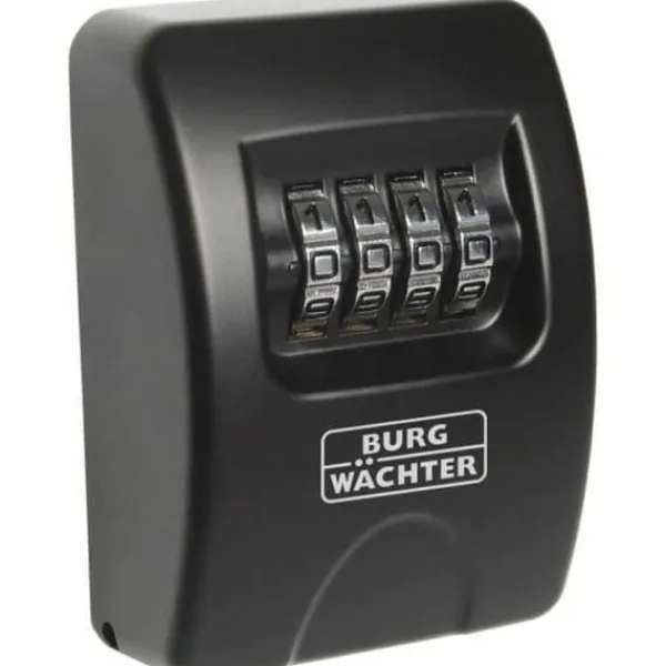 Pengeskabe^Sikkerhedsboks Burg-Wachter KeySafe 10 Nøgler Sort Zink 13 x 4 x 18 cm