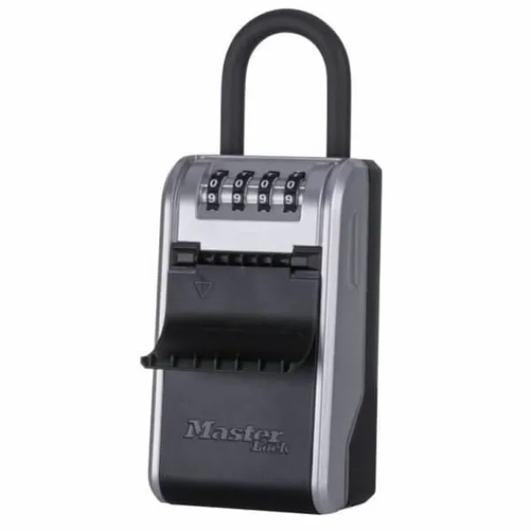 Pengeskabe^Sikkerhedsboks til nøgler Master Lock Ledning til ophæng 19,6 x 7,6 x 5,6 cm Aluminium