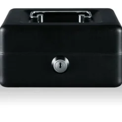 Pengeskabe^Sikkerhedsboks Yale Y-CB0800NFP Sort Metal Stål