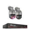 Clearance Sikkerhedskamera System, 8 Kanal NVR, Forbedret Nattesyn,8CH 2stk Kamera 8MP, 3T (udendørs sport) Sikkerhedsmonitorer & Videokameraer