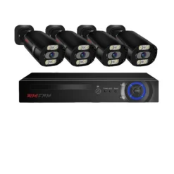 Outlet Sikkerhedskamera System, 4K Ultra HD, 8 Kanal NVR,4T, 8CH NVR 4 KAMERA Sikkerhedsmonitorer & Videokameraer