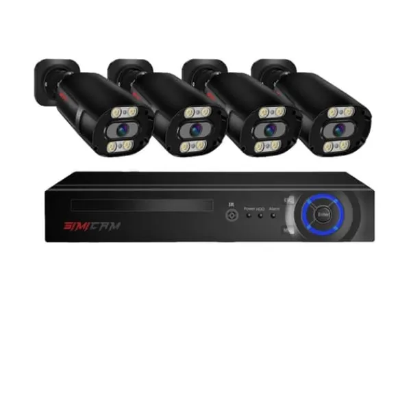 Online Sikkerhedskamera System, 4K Ultra HD, 8 Kanal NVR,Ingen, 8CH NVR 4 KAMERA Sikkerhedsmonitorer & Videokameraer