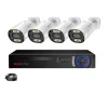 Sikkerhedsmonitorer & Videokameraer^Sikkerhedskamera System, 8MP Opløsning, To-Vejs Lyd,2T, 8CH 4Stk 4K