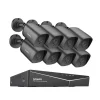 New Sikkerhedskamera System, 5MP Opløsning, Udvidelig Op Til 8 Kameraer,2T, 1080P 8PCS DVR Kit Sikkerhedsmonitorer & Videokameraer