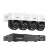 Best Sikkerhedskamera System, 8MP Opløsning, Fjernadgang,2T, 4stk 5MP Kamera Sikkerhedsmonitorer & Videokameraer