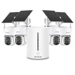 Sikkerhedsmonitorer & Videokameraer^Sikkerhedskamera, Trådløs forbindelse, Nattesyn,9000mAh 4stk Kamera