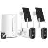 Sale Sikkerhedskamerasystem, 4MP opløsning, panorering og vippefunktionalitet,5200mAh 2Stk 64G Sikkerhedsmonitorer & Videokameraer