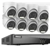 Hot Sikkerhedskamerasystem, 5MP højopløsningskvalitet, 8CH DVR med nattevision,8CH DVR 8Pcs Kits, 4T Sikkerhedsmonitorer & Videokameraer