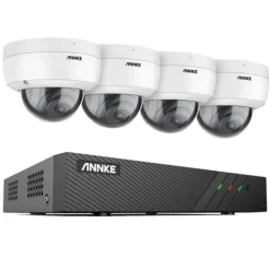 Discount Sikkerhedskamerasystem, 5MP opløsning, 8-kanals videoindgang, MicroSD-lagring,8CH NVR 4Pcs Kamera-a, 2T Sikkerhedsmonitorer & Videokameraer
