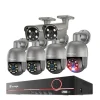 Sikkerhedsmonitorer & Videokameraer^Sikkerhedskamerasystem, Natvision, Menneskedetektion, , None, 8CH NVR 6Cameras