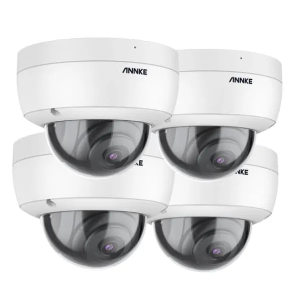 Sikkerhedsmonitorer & Videokameraer^Sikkerhedsovervågningssystemkamera, 5MP HD opløsning, natvision, 4PCS