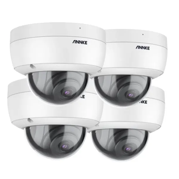 Sikkerhedsmonitorer & Videokameraer^Sikkerhedsovervågningssystemkamera, 5MP HD opløsning, natvision, 4PCS