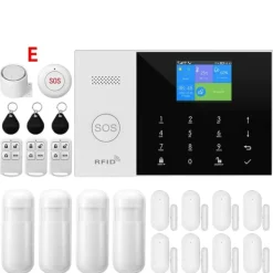 Best Sikkerhedssensor, Trådløs forbindelse, Smart home integration,EU Stik, 4G WiFi Kit E Hjemmealarmsystemer