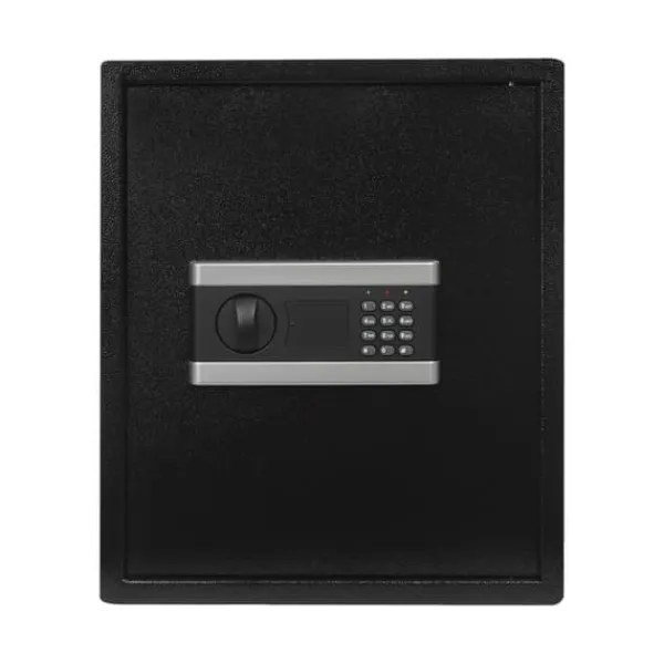 Pengeskabe^Sikkerhedsskab, Elektronisk Tastatur, Smart Alarm System,Sort