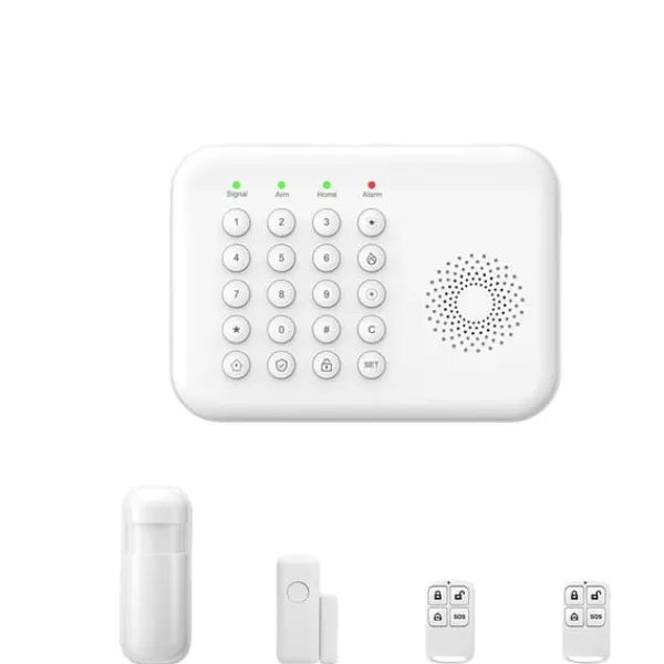 Hjemmealarmsystemer^Sikkerhedssystem, Trådløs Kontrol, Realtidsnotifikationer,2G-A