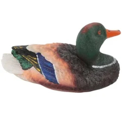 Sale Simulering Vand Flydende And Skulptur Ornament Syntetisk harpiks Kunstværk Springvand Dam Dekoration Havedekorationer