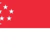 Flag & Vindposer^Singapore flag