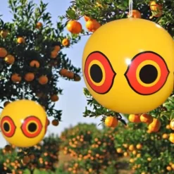 Online Skadedyrsafskrækkere Terror Eyes Oppustelig fugleskræmmeballon Fugleafskrækkende øjneballon Insektmiddel & Dyreafvisende Middel
