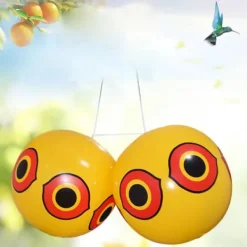 Online Skadedyrsafskrækkere Terror Eyes Oppustelig fugleskræmmeballon Fugleafskrækkende øjneballon Insektmiddel & Dyreafvisende Middel