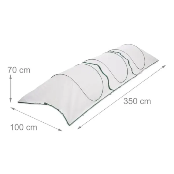 Insektmiddel & Dyreafvisende Middel^Skadedyrsbeskyttelsestelt, 70x110x350 cm, Hvid
