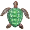 Skildpadde Vægskilt Have Ornament 30,3x28x1,8cm - Grøn Havedekorationer