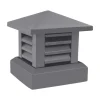 Tilbehør Til Brændeovne & Pejse^Skorstenhætte, Rustfrit Aluminiumlegering, Vejrbeskyttelse,Mørk Grå