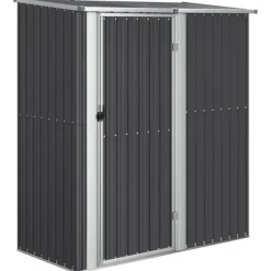 Skure, Garager & Carports^Skure & Redskabsskure - Living haveskur 180,5x97x209,5 galvaniseret stål antracitgrå