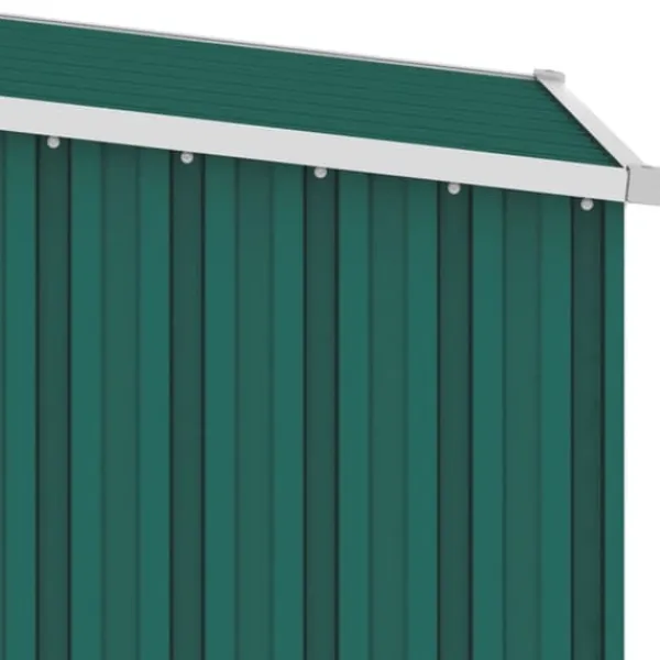 Clearance Skure & Redskabsskure - Living haveskur 87x98x159 cm galvaniseret stål grøn Skure, Garager & Carports
