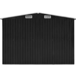 Skure, Garager & Carports^Skure & Redskabsskure - Living haveskur 257x997x178 cm galvaniseret stål antracitgrå