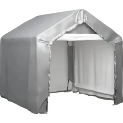 Outlet Skure & Redskabsskure - Living opbevaringstelt 180x180 cm galvaniseret stål grå Telte & Lysthuse