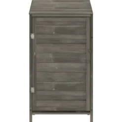 Skure, Garager & Carports^Skure & Redskabsskure - Living haveskur 55x52x112 cm massivt grantræ antracitgrå