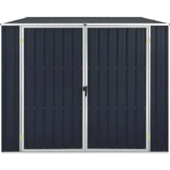 New Skure & Redskabsskure - Living haveskur 195x198x159 cm galvaniseret stål antracitgrå Skure, Garager & Carports